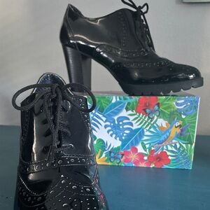 School girl shoes black